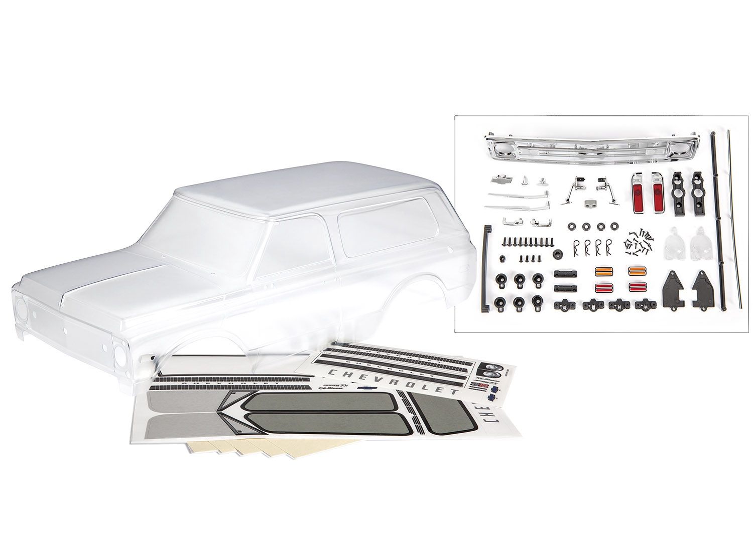 TRX-4 1969 Chevrolet Blazer Clear Body - 9211