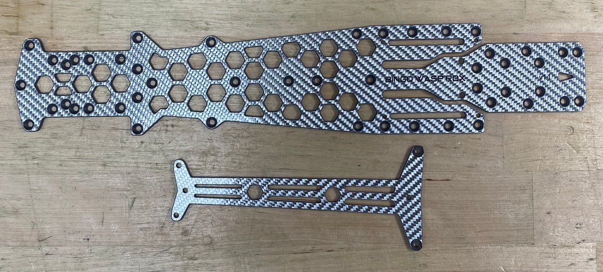 Bingo RC Designs WASP RDX Chassis - Silver