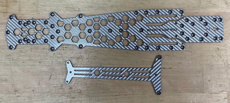 Bingo RC Designs WASP RDX Chassis - Silver