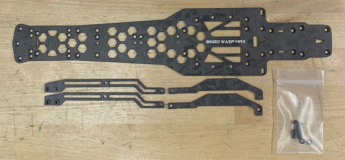 Bingo RC Designs WASP MST RMX Chassis - Matte Forged