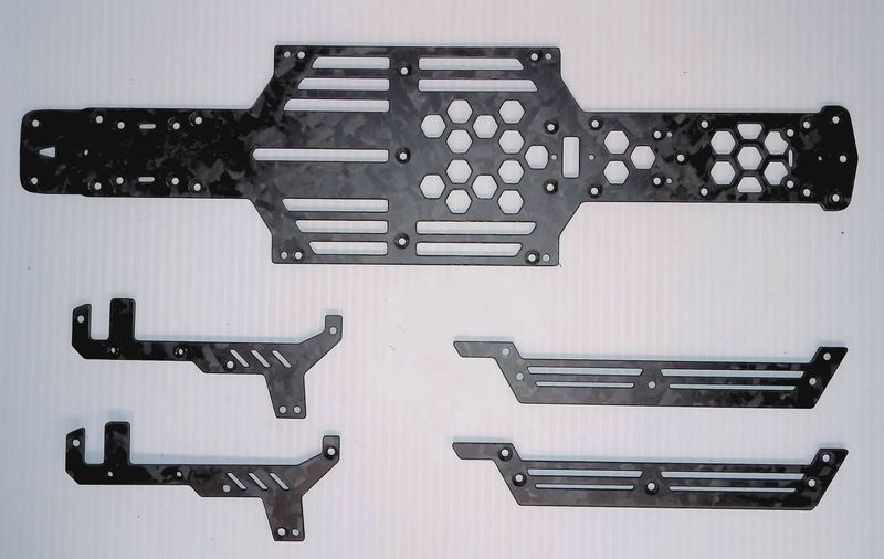 Bingo RC Designs Wasp FRX Chassis - Matte Forged