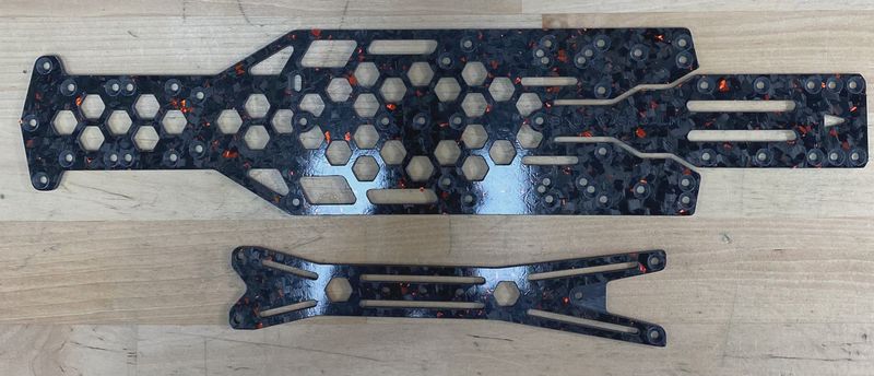 Bingo Rc Designs Wasp Galm Chassis - Forged Red