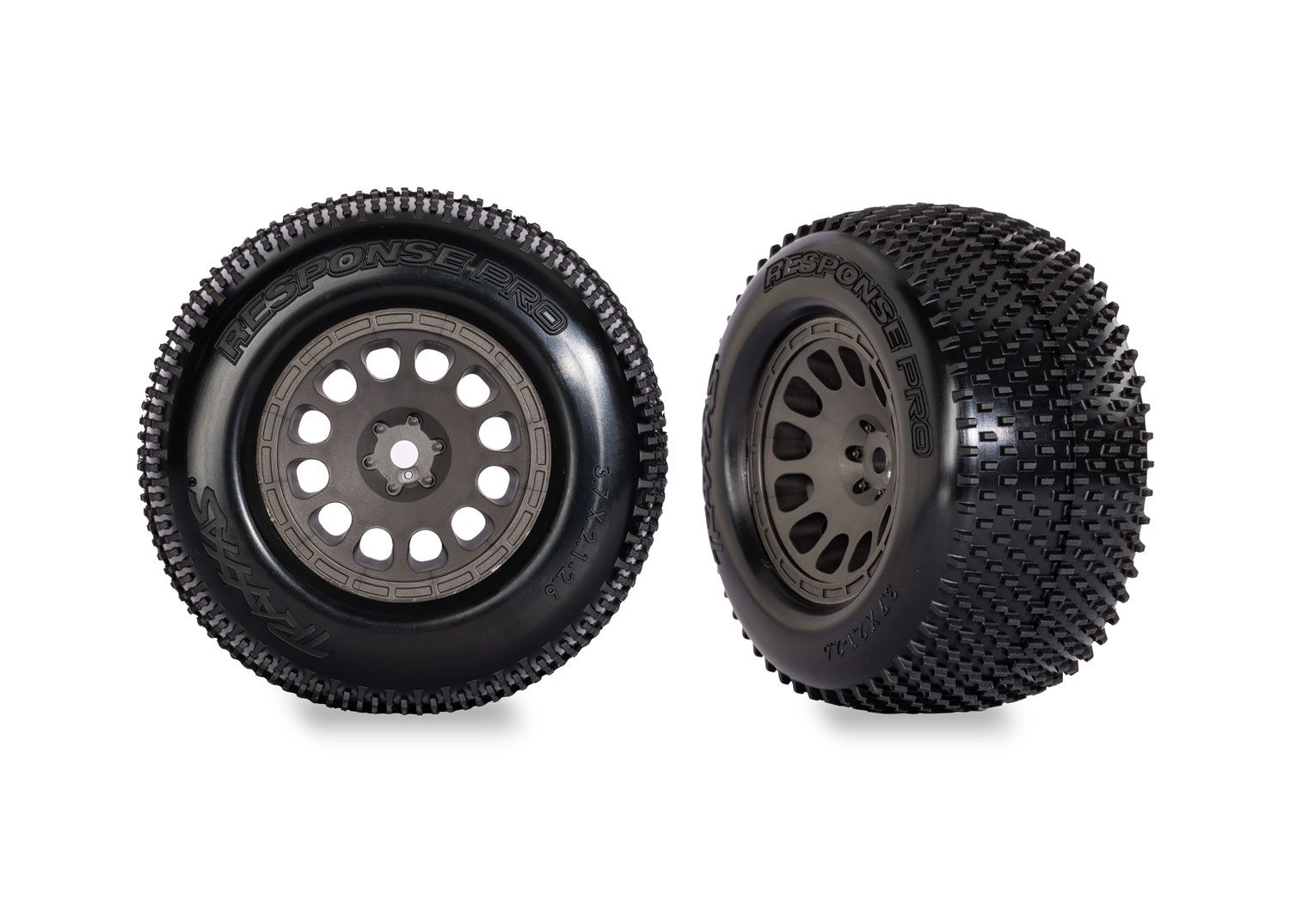 Gray Mini XRT Wheels w/ Response Pro Tires (2) - 10774-GRAY