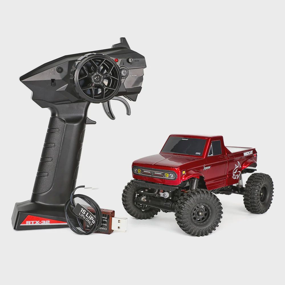 Redcat Ascent-32 - 1/32 Scale Brushed Electric Rock Crawler - Red