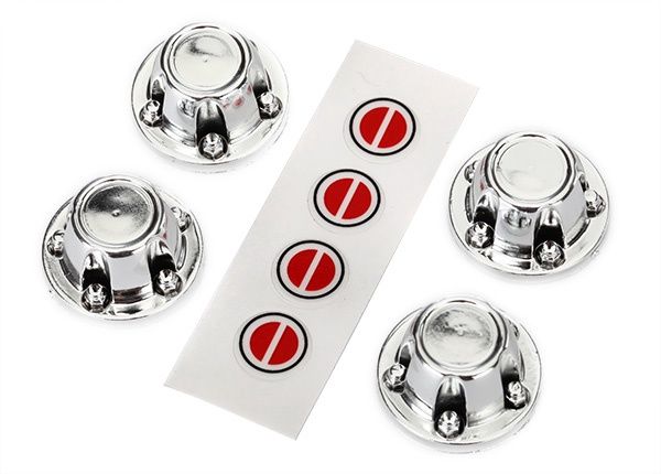 Chrome Wheel Center Caps (4) - 8176