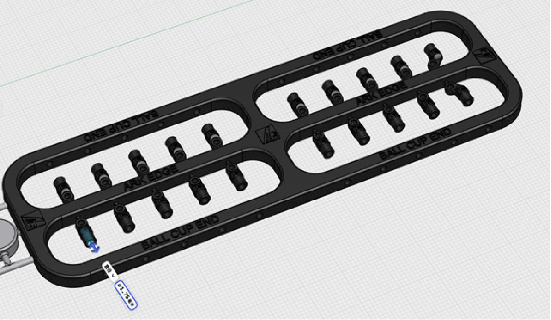 Ark Edge Ball Head Coupler (20pc)
