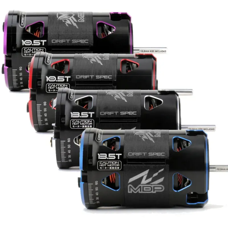 Maclan MDP Drift Performance Brushless Sensored Motor (10.5T) (Black/Red)