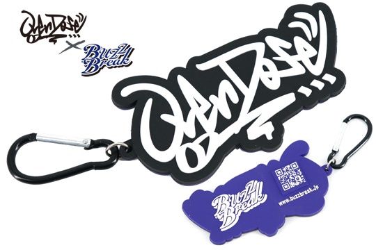 Overdose 3d rubber key chain