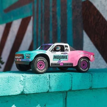 MOJAVE GROM 223S BLX Brushless 4X4 Small Scale Desert Truck RTR with Battery &amp; Charger, Colour: Teal