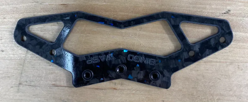 Bingo RC Designs WASP Front Bumper (MST) - Forged Blue