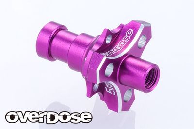 Overdose - Aluminum One Piece Axle Shaft Type-2 (For OD/RWD Front/7mm/Purple) [OD3986]