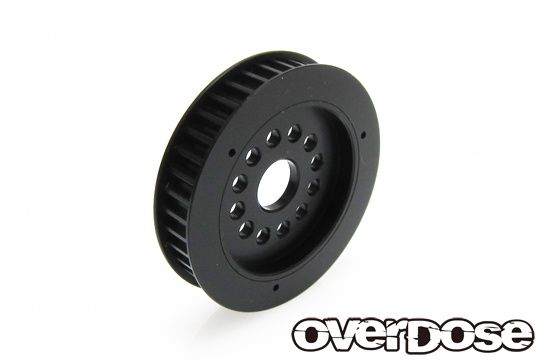 Overdose Machine Cut Wide Diff Pulley 39T (For OD3839/POM/Black)