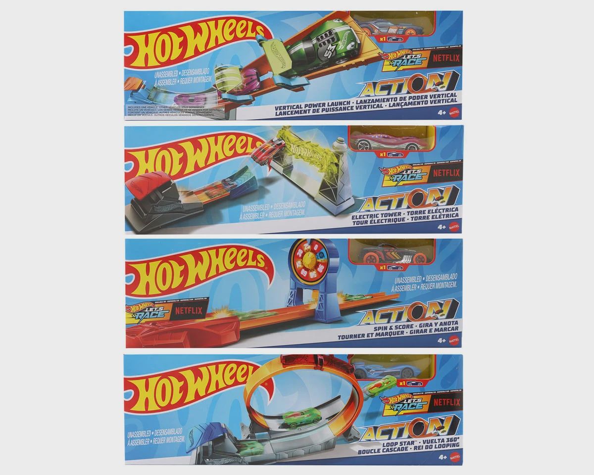 Mattel Hot Wheels Classic Stunt Set (Vertical Power Launch)