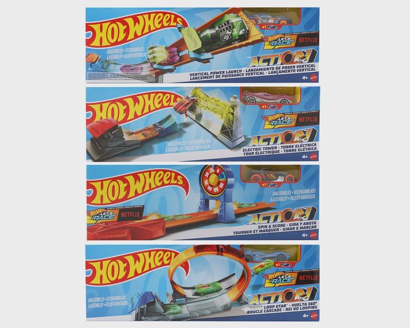 Mattel Hot Wheels Classic Stunt Set (Spin &amp; Score)