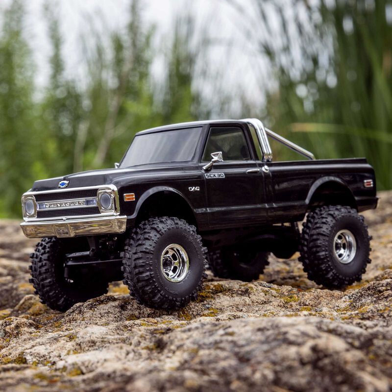1/30 Axial SCX30 Chevrolet K10 Black (Battery &amp; Charger Included)