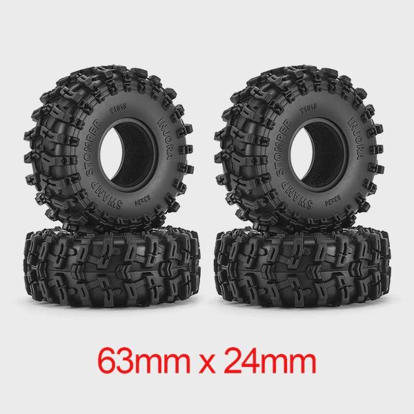 INJORA 1.0" Swamp Stomper Tires (58mm/63mm) (T1015/T1018)