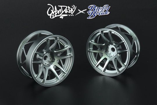 Overdose VALINO N820S Aluminum Wheel OVERDOSE ver. UL-SPEC 26mm  OFF+7, color: Titanium Silver