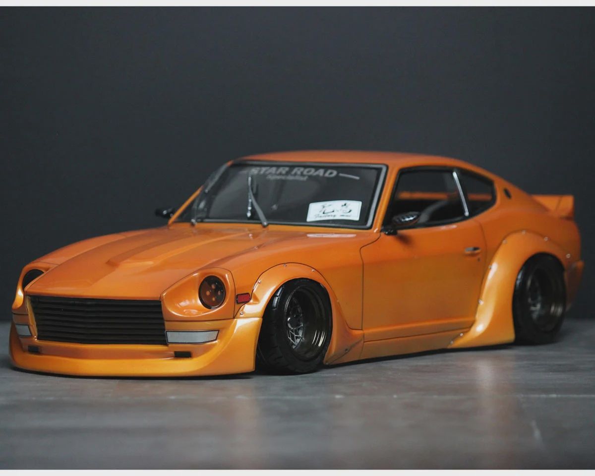Pandora RC 1/10 Nissan S30 Fairlady Z STAR ROAD Drift Body Set (Clear) (257-260mm)[ PAB-3216]