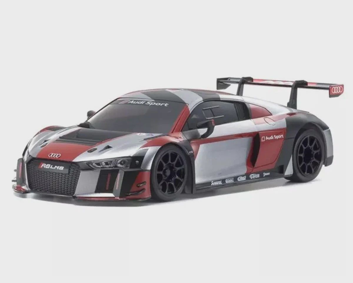 Kyosho MR-04 RWD Mini-Z Readyset w/Audi R8 LMS 2016 Body (Grey/Red) w/KT-531P 2.4GHz Radio