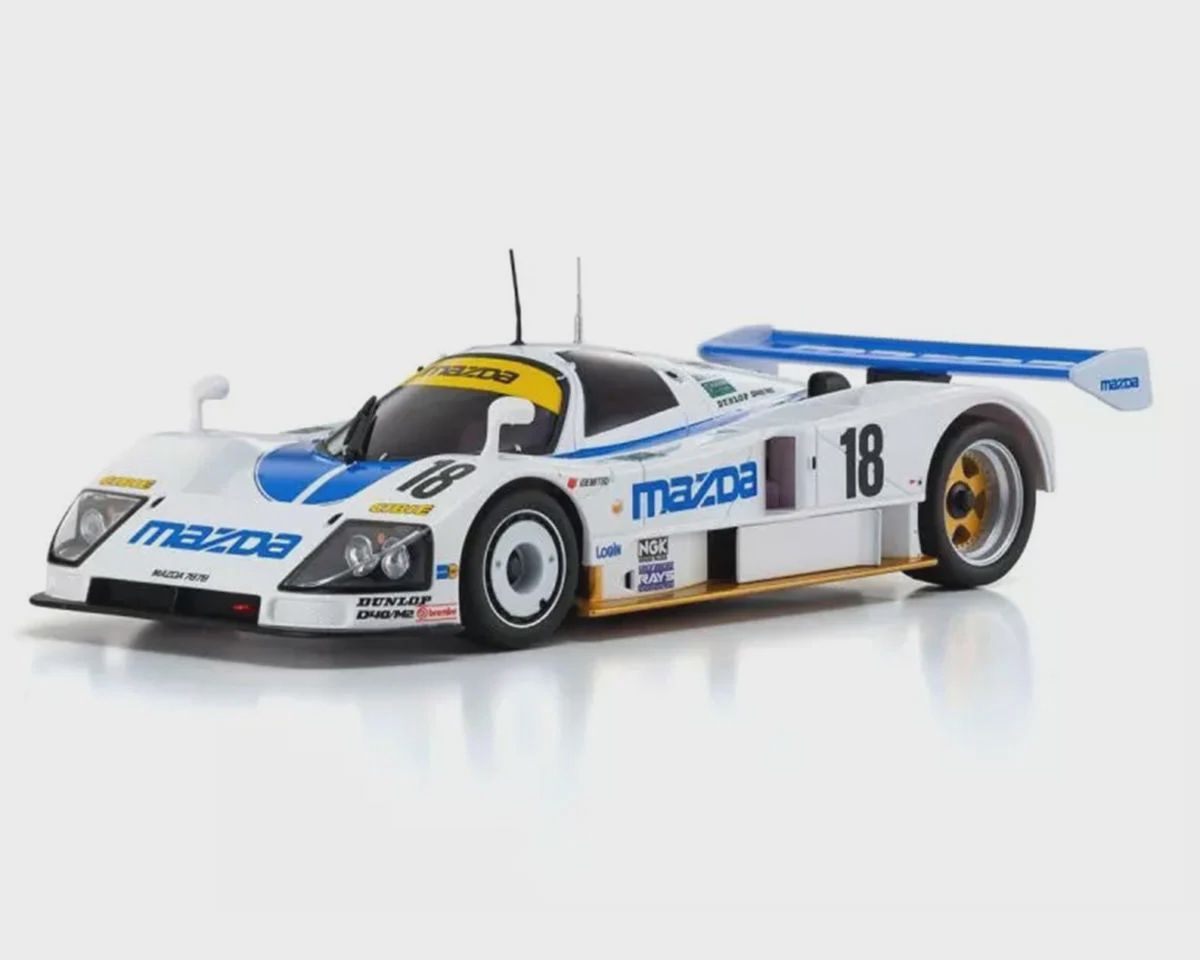 Kyosho MR-04 RWD Mini-Z Readyset w/1991 Mazda 787B LM Body (White/Blue) w/KT-531P 2.4GHz Radio