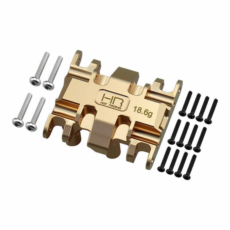 Brass Center Gear Box Mount, 1/30 Axial SCX30