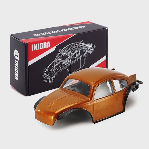 INJORA BUG24 Body with Interior for 1/24 SCX24, color: Orange