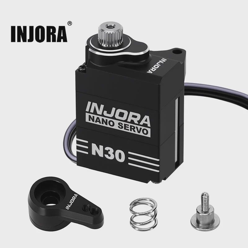 INJORA Aluminum N30 NANO Servo with Servo Saver for 1/30 SCX30