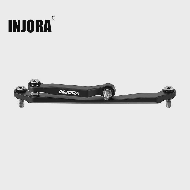 INJORA Black Brass Steering Links for SCX30