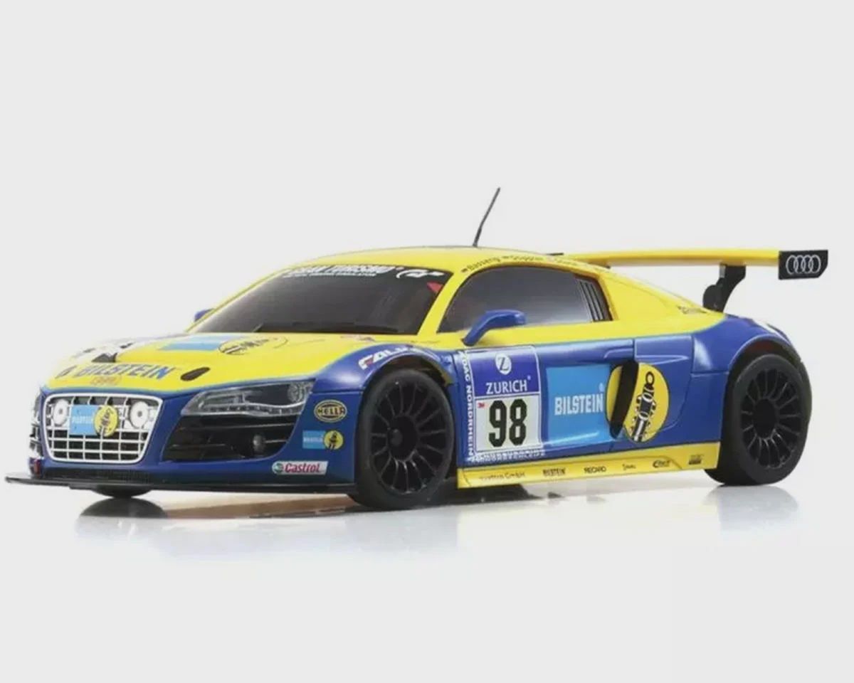 Kyosho MR-04 RWD Mini-Z Readyset w/Audi R8 LMS Phoenix Racing NBR 2010 #98 Body w/KT-531P 2.4GHz Radio