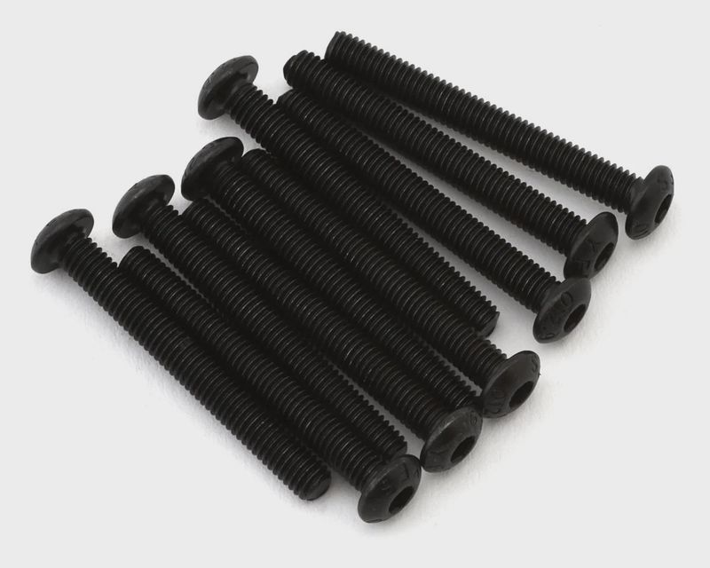 EcoPower 3mm "High Strength" Steel Button Head Screws (10) (3x25mm)