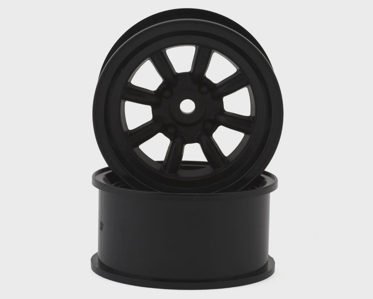 Topline RS Watanabe 1/10 Drift Wheels (Black) (2) (7mm Offset)