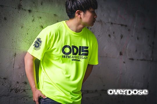 OVERDOSE 15th T-shirt (Flo Yellow)