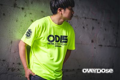 OVERDOSE 15th T-shirt (Flo Yellow)
