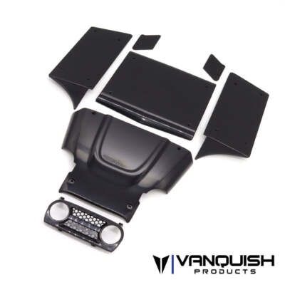 Vanquish Products H10 Optic Body Panel Set (Black/Yokohama) w/Decals