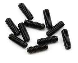 EcoPower 4mm "High Strength" Steel Cup Style Set Screws (10) (4x12mm)