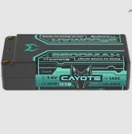 Cayote 2S 145C LCG Shorty LiHV Battery (7.6V/6500mAh) w/5mm Bullets