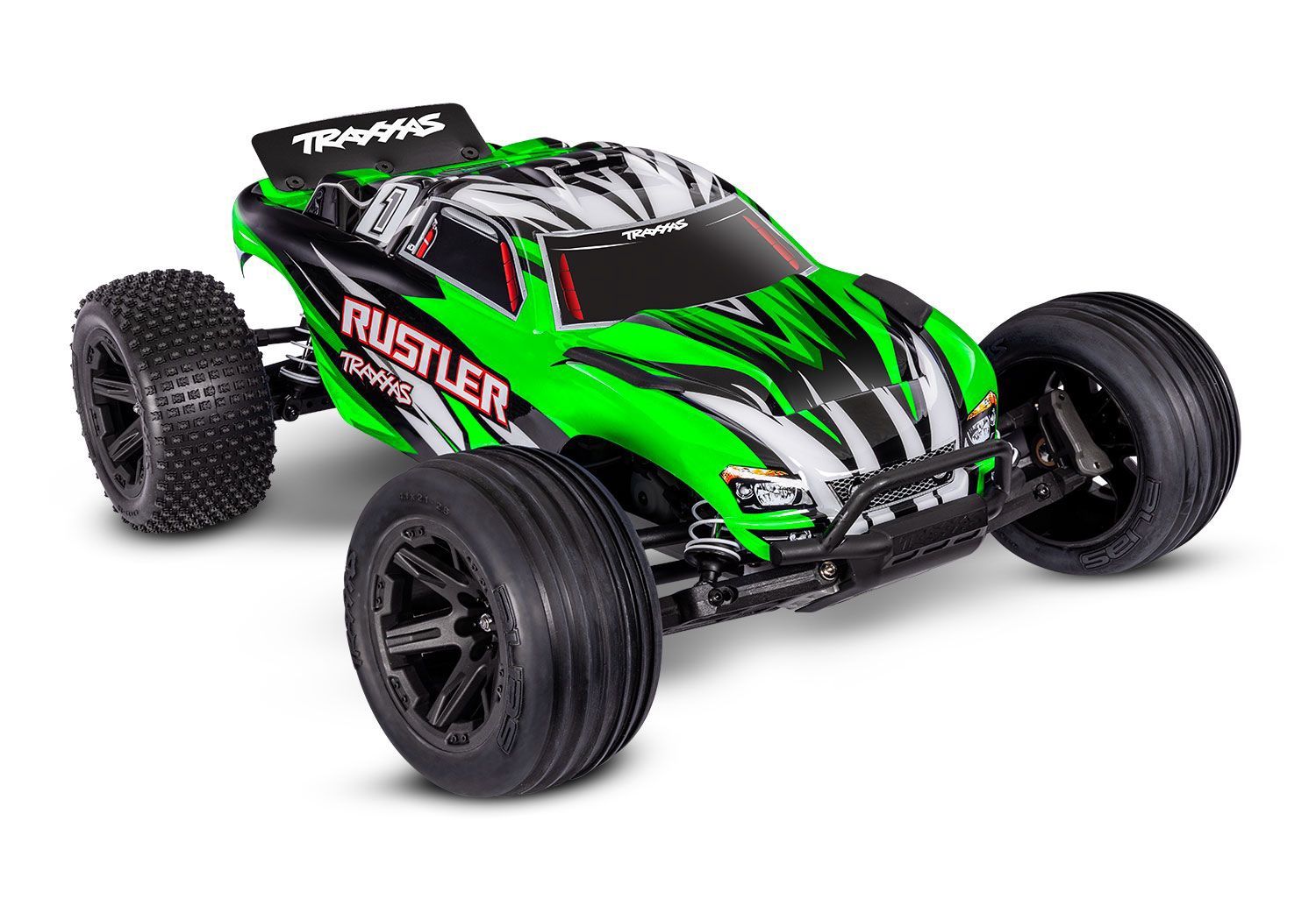 Rustler 2WD XL-5 w/Battery GREEN