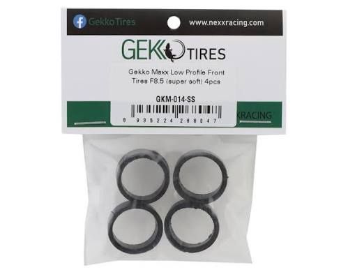 NEXX Racing Gekko Maxx Low Profile Front F8.5 Tires (4) (Super Soft)
