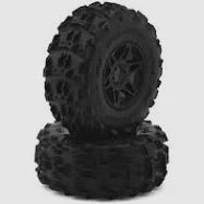 UpGrade RC Saw Blade SC 2.2/3.0" Pre-Mounted Short Course Truck Tires (2) (17mm/14mm/12mm Hex)