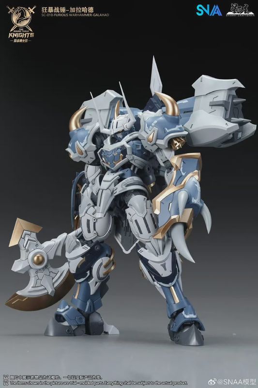 The Round Table Knights SC-010 Furious Warhammer Galahad 1/144 Scale Model Kit
