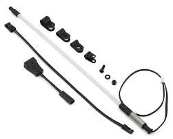 MyTrickRC TrickWhip2 Super Bright Scale Whip Light Tube (Blue) (200mm) w/12V-3V Voltage Regulator &amp; Receiver Cable