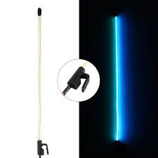 Injora 1/10 Rock Crawler Scale LED Light Whip (195mm) (Side/Cage Mount) (Blue)