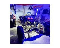 MyTrickRC TrickWhip2 Super Bright Scale Whip Light Tube (Blue) (130mm) w/12V-3V Voltage Regulator &amp; Receiver Cable