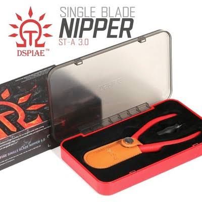 Dspiae Single-Blade Precision Angled Sprue Cutter w/Storage Case &amp; Cowhide Protective Case
