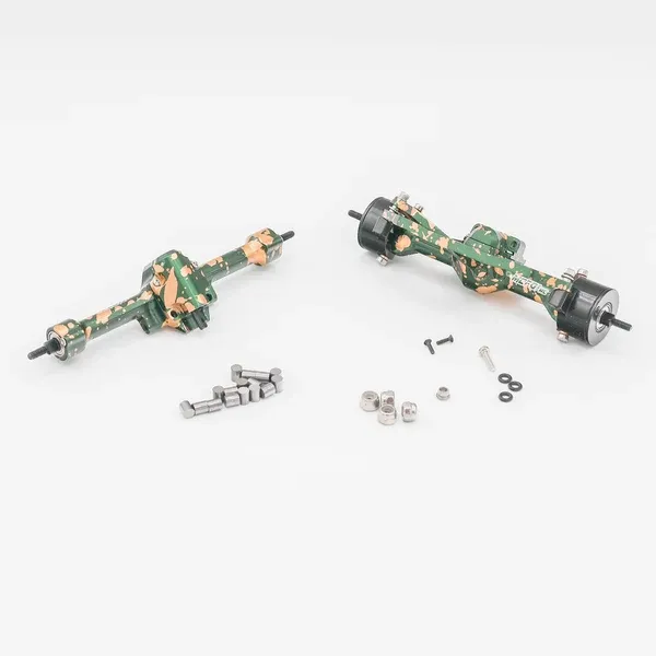 Mofo RC | X8 Aluminum +4mm Axles (For Axial® SCX30™) - Forest Mud Splatter