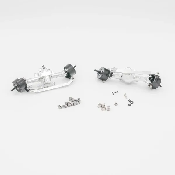Mofo RC | X8 Aluminum +4mm Axles (For Axial® SCX30™) - sliver