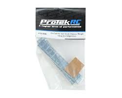 ProTek RC Self Stick Chassis Weight Strip (2) (120g/4.2oz)
