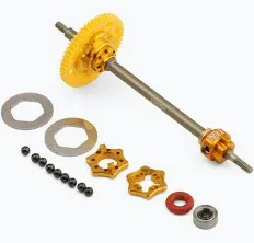 NEXX Racing Kyosho Mini-Z MR03/04 2WD Dual-Function Spool &amp; Ball Differential Set (Yellow)