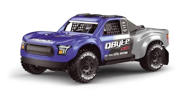 Maverick QByte SC Flux 1/12 Brushless RTR 4WD Electric Short Course Truck (Blue) w/2.4GHz Radio, Battery &amp; Charger