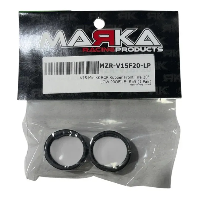 Marka V5 Mini-Z RCP Rubber Front Tire 20 degree Soft - 11MM (1 Pair)